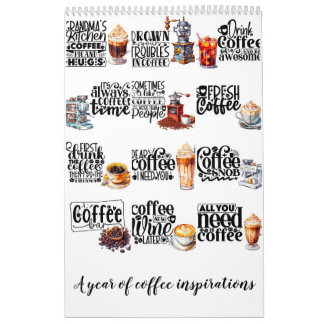 A year of coffee inspirations calendar