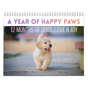 A Year of Happy Paws – Cute Dog Calendar 2027