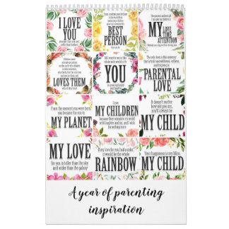 A year of parenting inspiration calendar