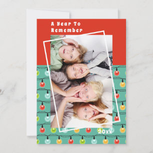 A Year to Remember Modern Christmas Holidays Photo