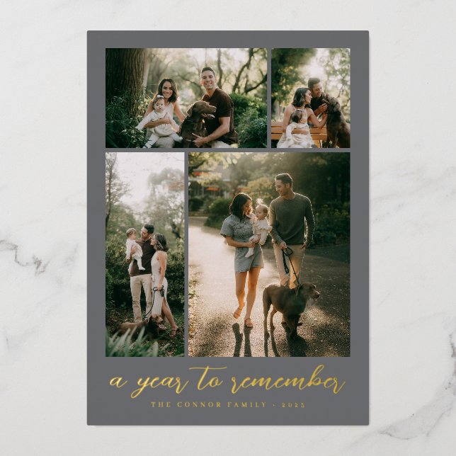 A Year to Remember Photo Collage (Front)