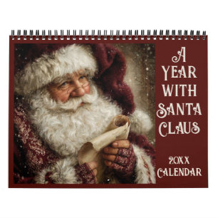 A Year with Santa Claus Christmas All Year Calendar