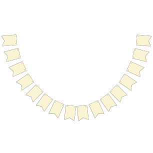a yellow and white background with small circles bunting