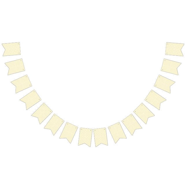 a yellow and white background with small circles bunting  (All)