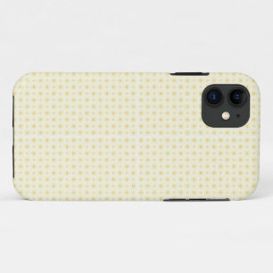 a yellow and white background with small circles Case-Mate iPhone case