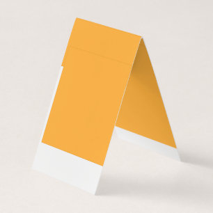 a yellow background with a black border business card
