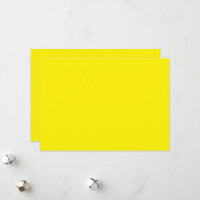a yellow background with a black border
