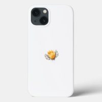 a yellow flower with leaves on a white background