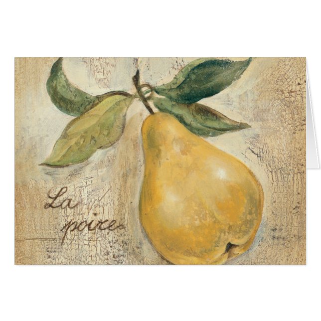 A Yellow Pear (Front Horizontal)