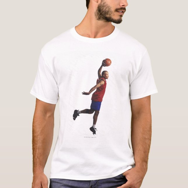 a young adult male basketball player flies T-Shirt (Front)