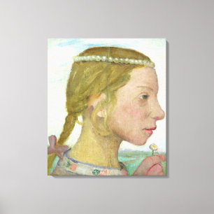 A Young Girl Canvas Print