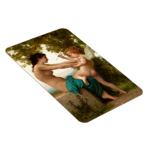 A Young Girl Defending Herself Against Eros Magnet