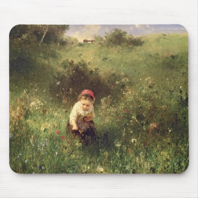 A Young Girl in a Field Mouse Pad (Front)