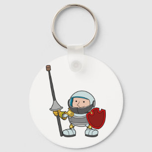 A young knight key ring