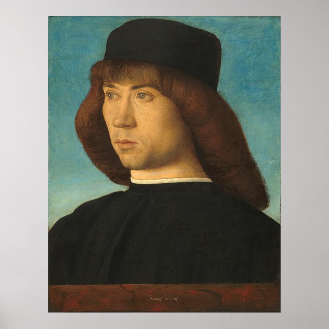 A Young Man - Giovanni Bellini Fine Art Poster (Front)