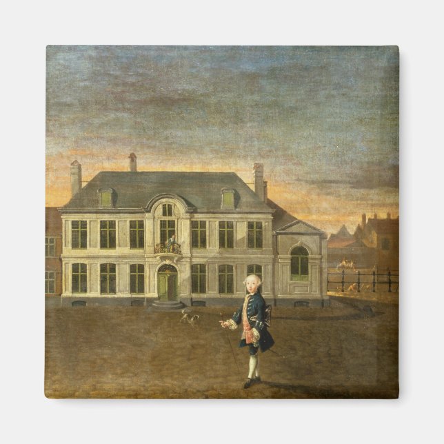 A Young Nobleman Standing before a Mansion (see al Magnet (Front)