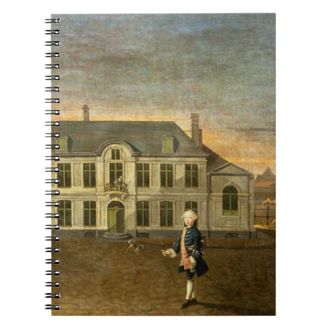 A Young Nobleman Standing before a Mansion (see al Notebook (Front)