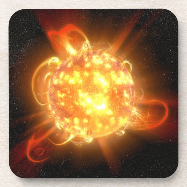 A Young Red Dwarf Coaster (Front)