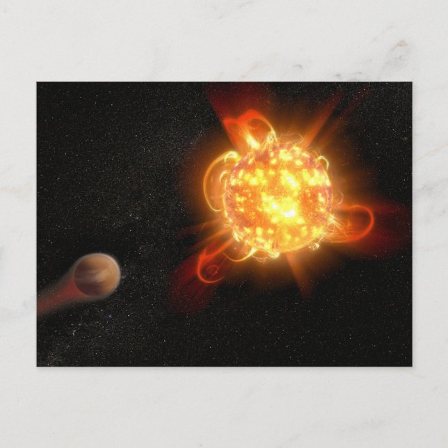 A Young Red Dwarf Postcard (Front)