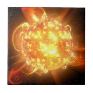 A Young Red Dwarf Tile