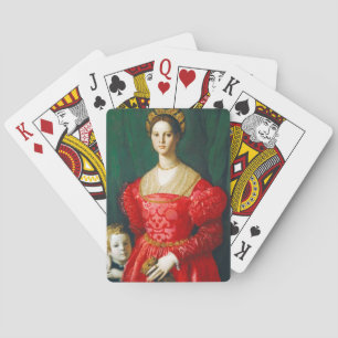 A Young Woman and Her Little Boy, c.1540 Playing Cards