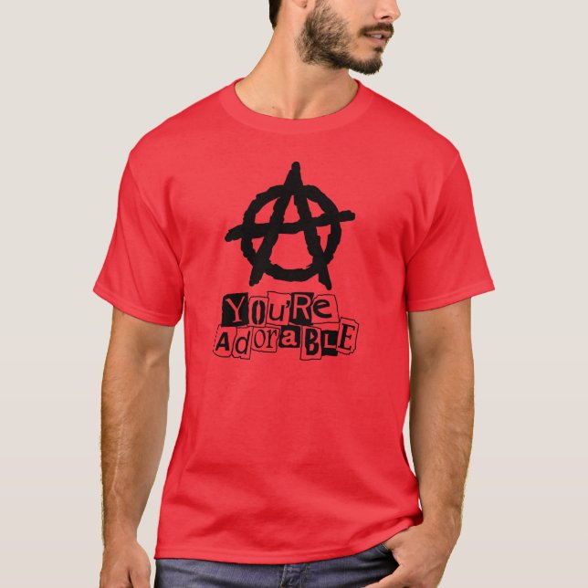 'A You're Adorable' Tee Shirt (Front)