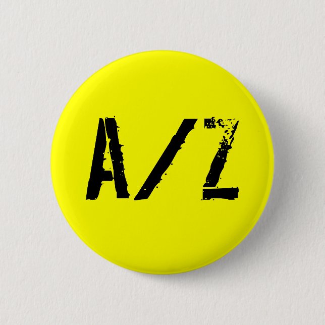 A/Z 6 CM ROUND BADGE (Front)