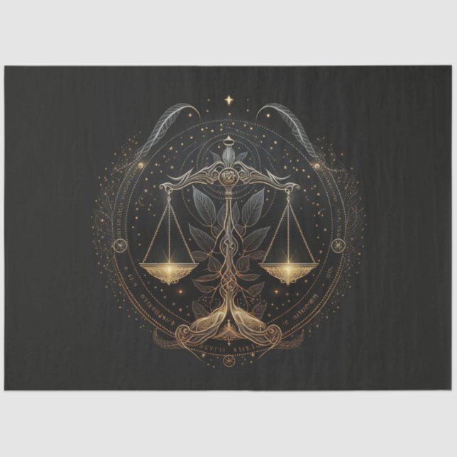 A Zodiac Series Design 7 Tissue Paper (Front)