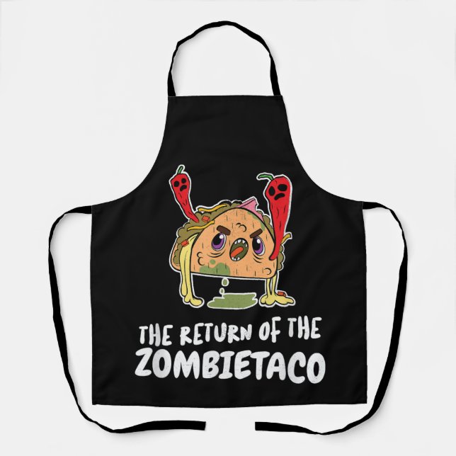 a zombie taco apron (Front)