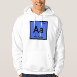 Aa - Ann Arbor Michigan Chemistry Periodic Table Hoodie