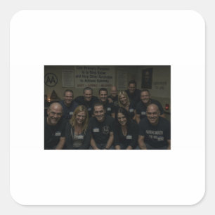 AA Cult — Evil Group Photo Recovery Satire Sticker