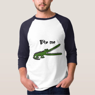 AA- Funny Crocodile Bite Me Shirt or Sweatshirt