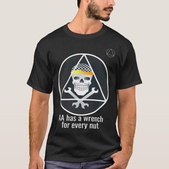 Aa Has A Wrench For Every Nut Alcoholics T-Shirt (Front)