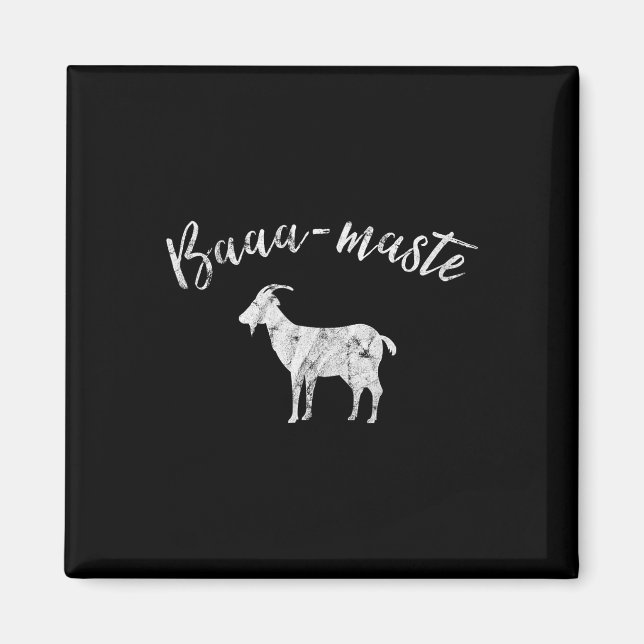 Aa-maste Goat Yoga T Shirt  Magnet (Front)