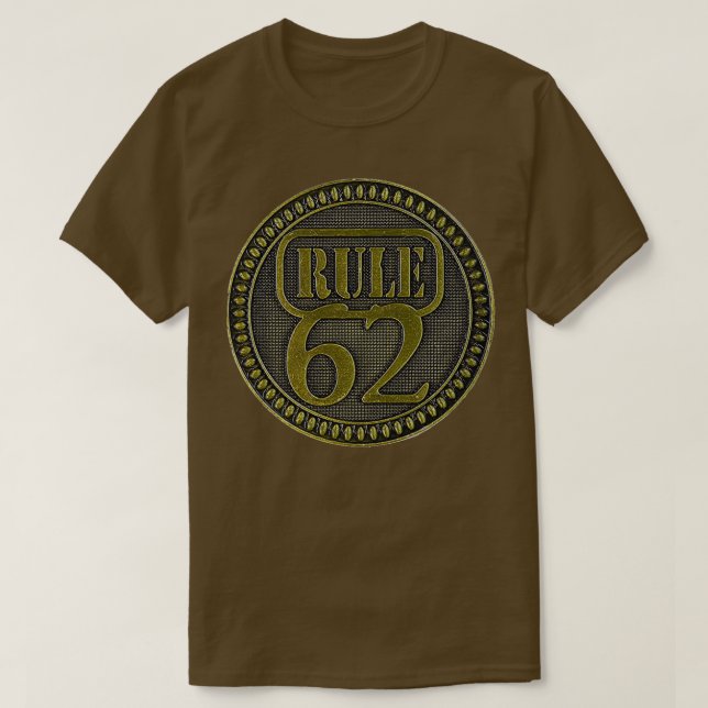 AA Rule 62 Button T-Shirt (Design Front)