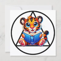 AA Symbol Tiger Cub Reading Big Book Recovery