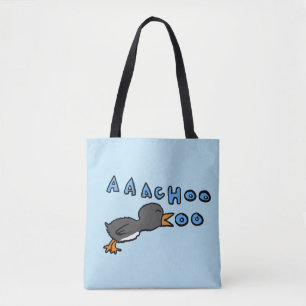 Aaachoooo Penguin Tote Bag