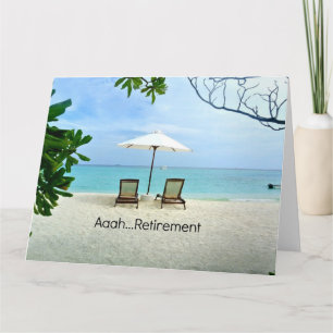 Aaah...Retirement Card