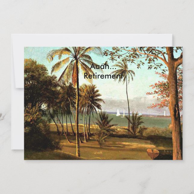 Aaah...Retirement, Florida Scene Card (Front)