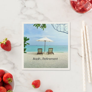 Aaah...Retirement Napkin