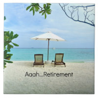 Aaah...retirement, Relaxing at the Beach