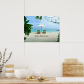 Aaah...Retirement, sunny day at the beach Poster (Kitchen)