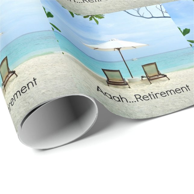 Aaah... retirement wrapping paper (Roll Corner)