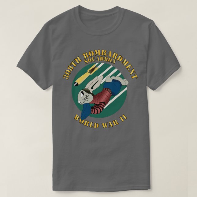 AAC 308th Bombardment Squadron WWII X T-Shirt (Design Front)