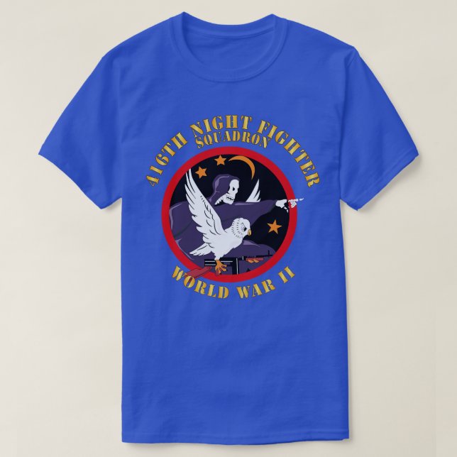 AAC 416th Night Fighter Squadron WWII X T-Shirt (Design Front)