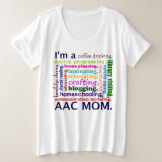 AAC Homeschooling Mum Plus Size T-Shirt