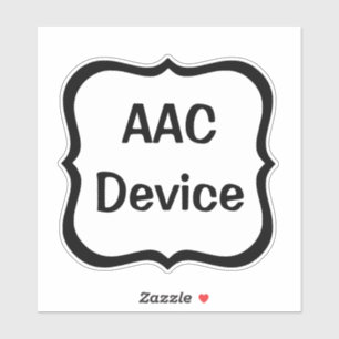 AAC label black