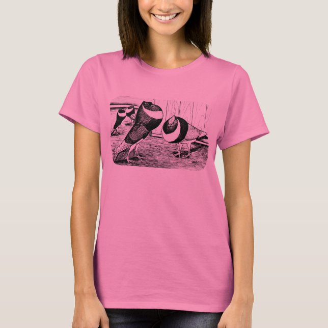 Aachen Band Cropper Pigeons T-Shirt (Front)