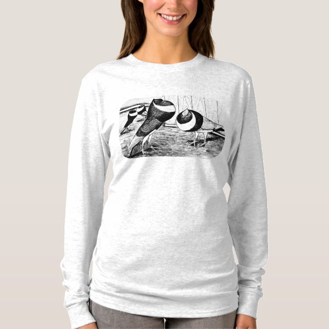 Aachen Band Cropper Pigeons T-Shirt (Front)
