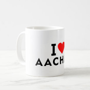 Aachen Germany love city heart like travel Coffee Mug
